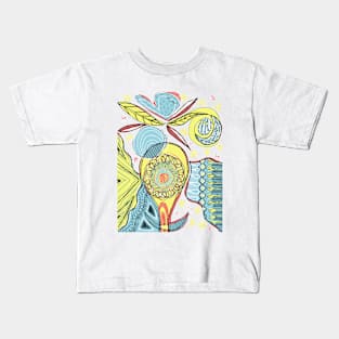 Retro doodles Kids T-Shirt